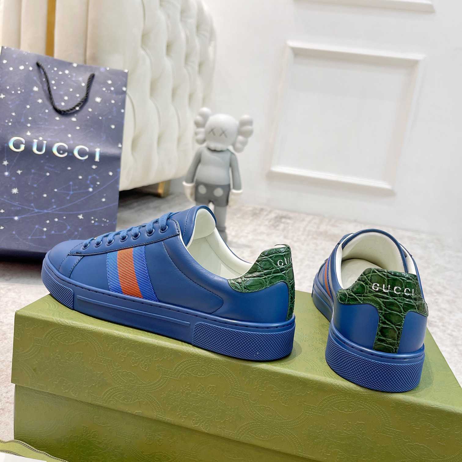 Gucci Ace Sneaker mit Web - EUR FASHION