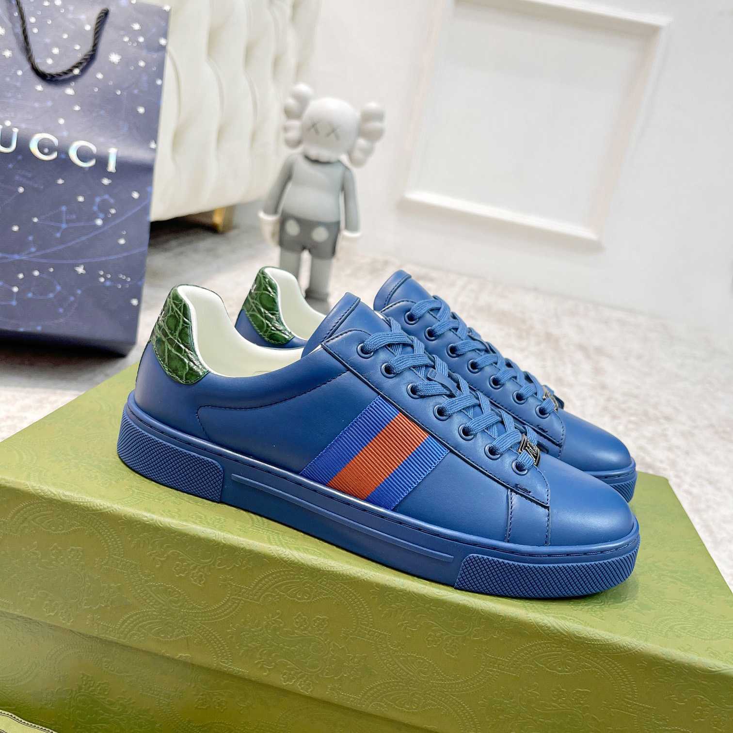 Gucci Ace Sneaker mit Web - EUR FASHION