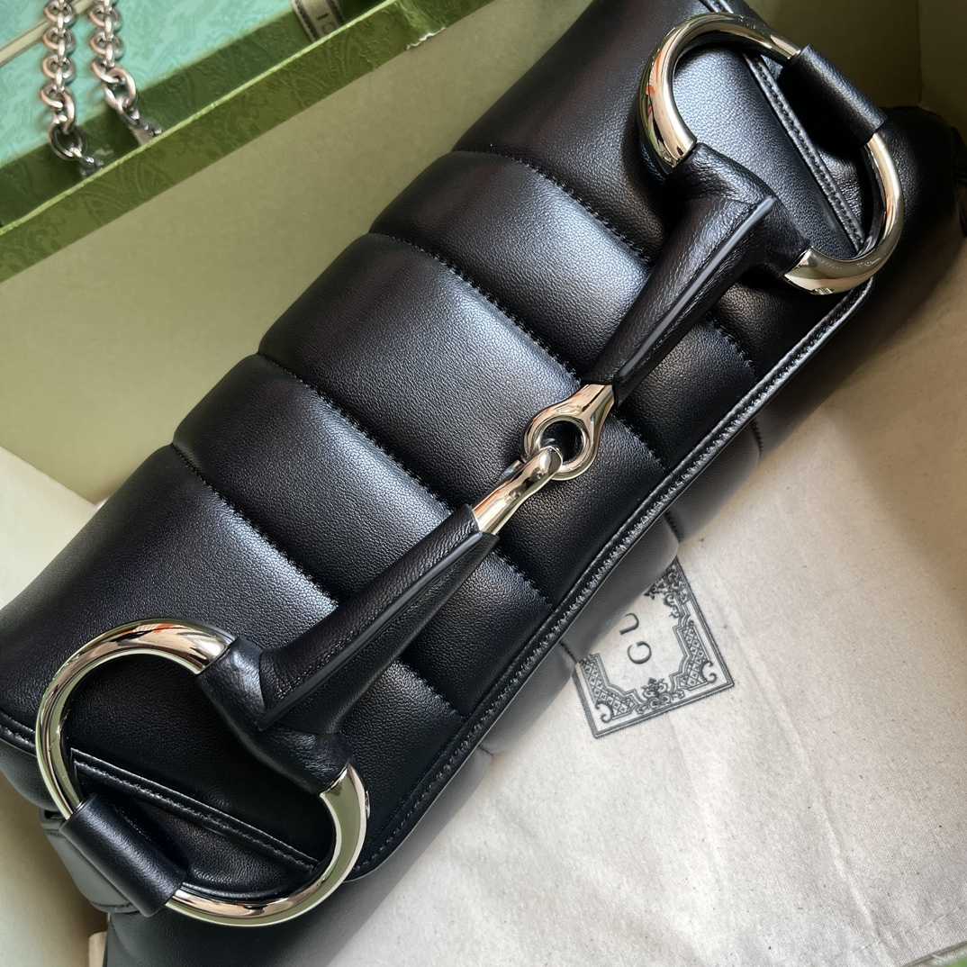 Gucci Horsebit Chain Mittelgroße Umhängetasche (38 x 15 x 16 cm) - EUR FASHION