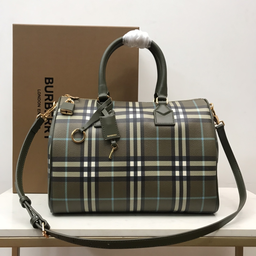 Burberry Check Medium Bowling-Tasche - EUR FASHION