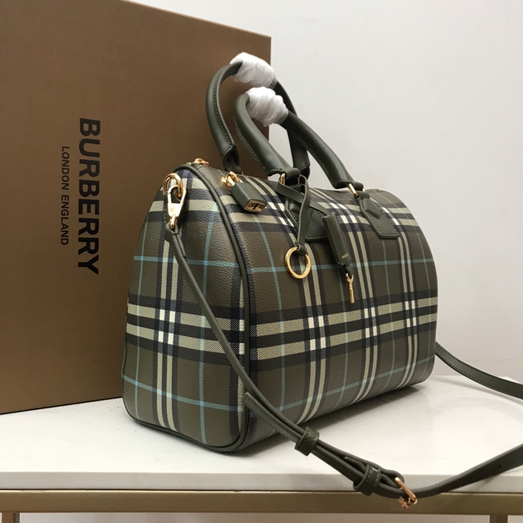 Burberry Check Medium Bowling-Tasche - EUR FASHION