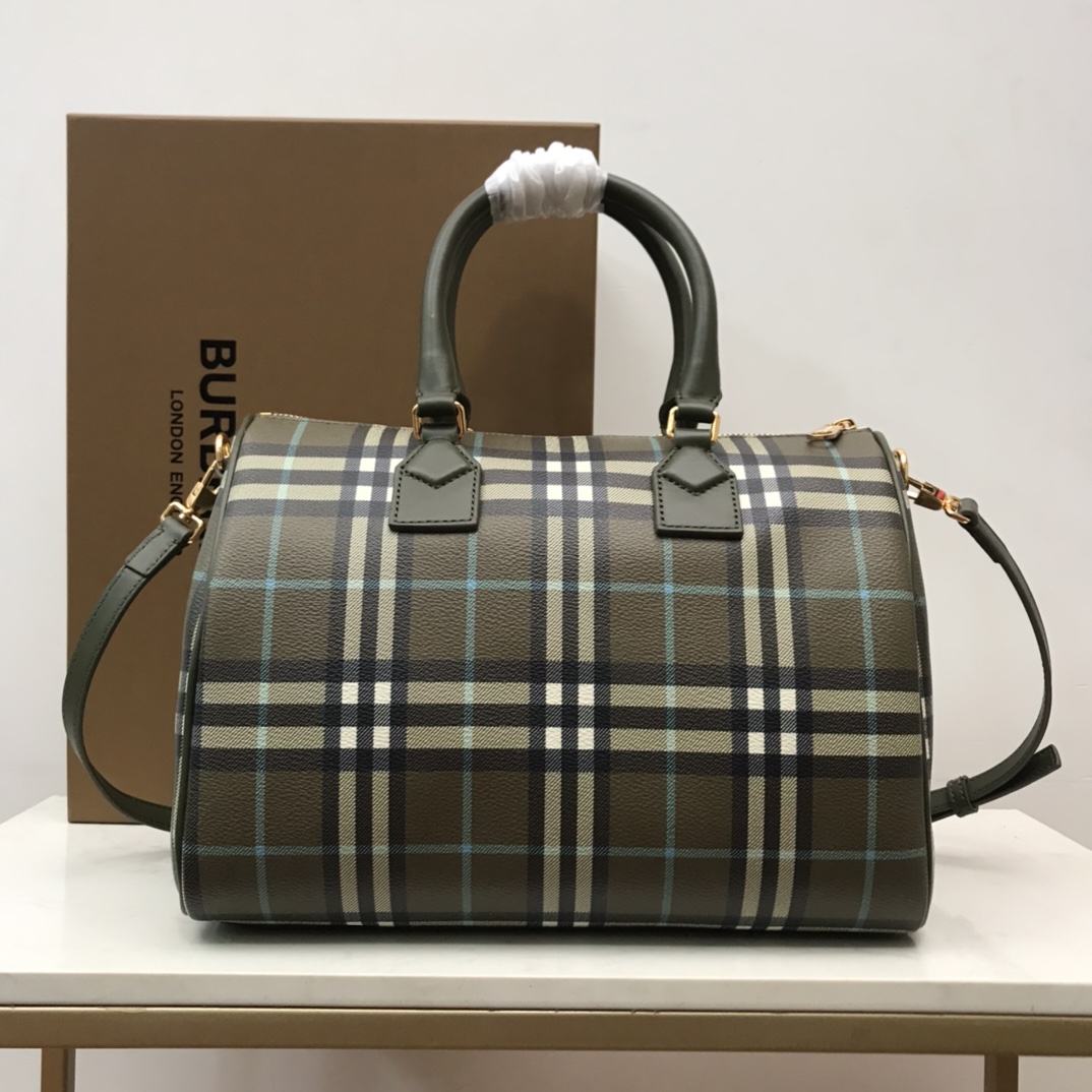 Burberry Check Medium Bowling-Tasche - EUR FASHION