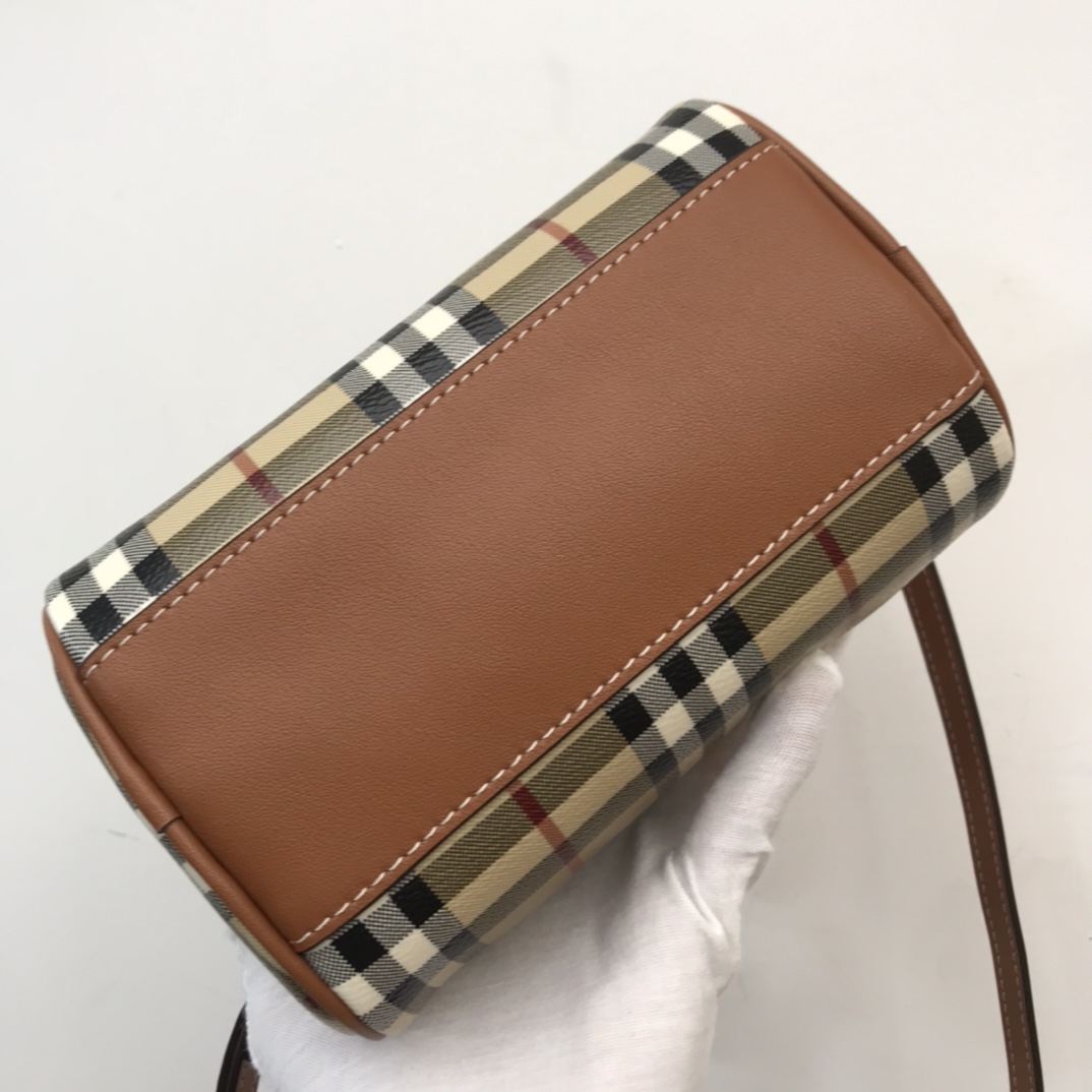Burberry Check Mini-Bowling-Tasche - EUR FASHION