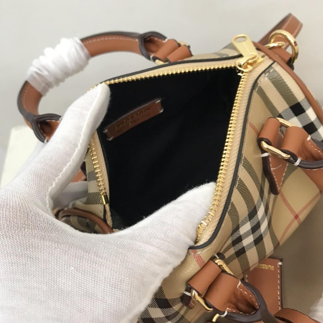 Burberry Check Mini-Bowling-Tasche - EUR FASHION
