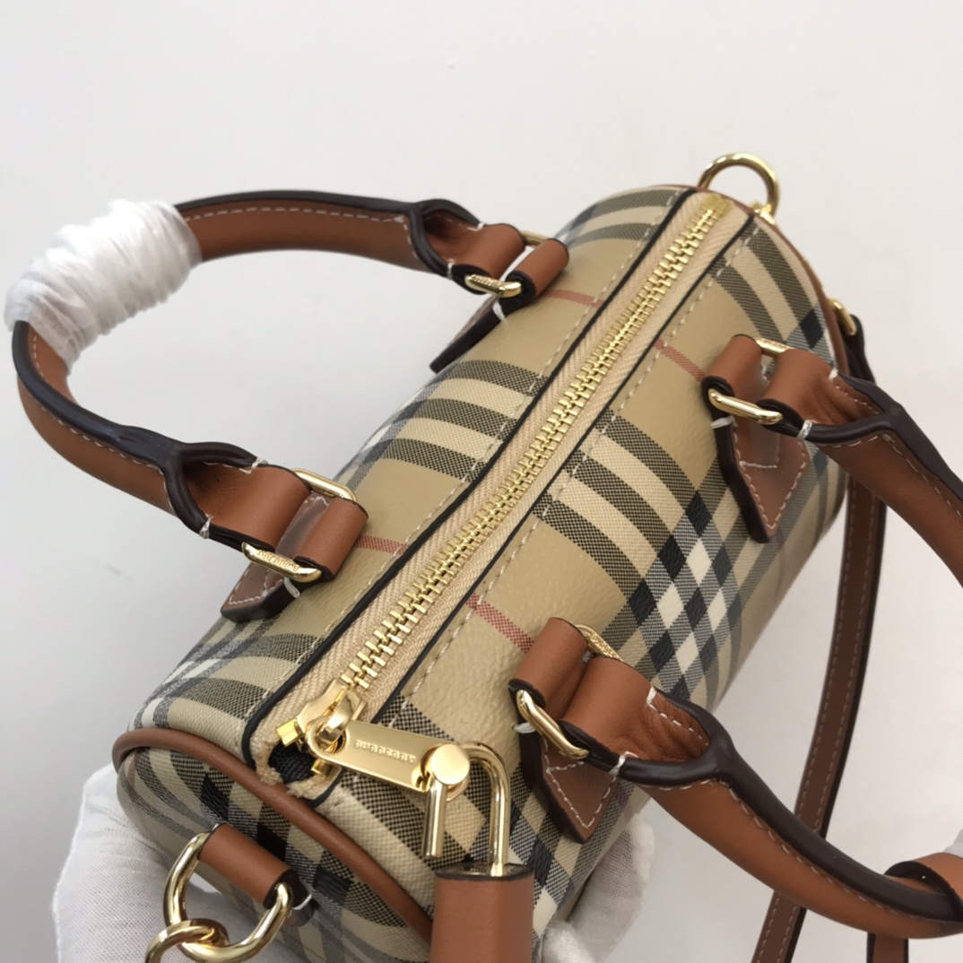 Burberry Check Mini-Bowling-Tasche - EUR FASHION