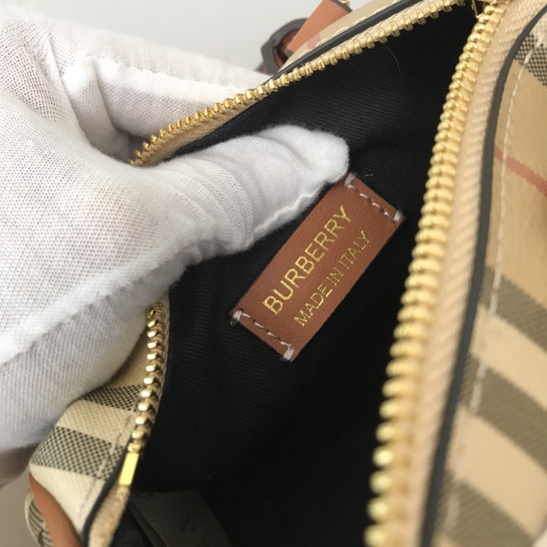 Burberry Check Mini-Bowling-Tasche - EUR FASHION