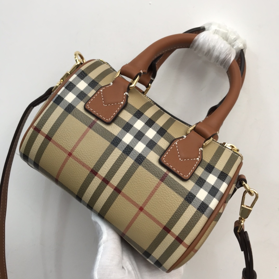 Burberry Check Mini-Bowling-Tasche - EUR FASHION