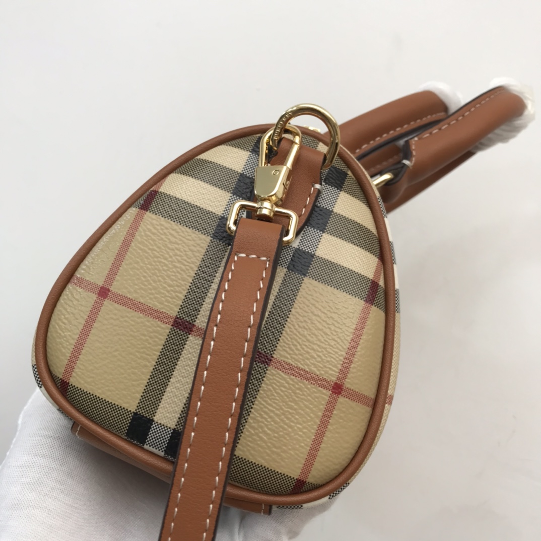 Burberry Check Mini-Bowling-Tasche - EUR FASHION
