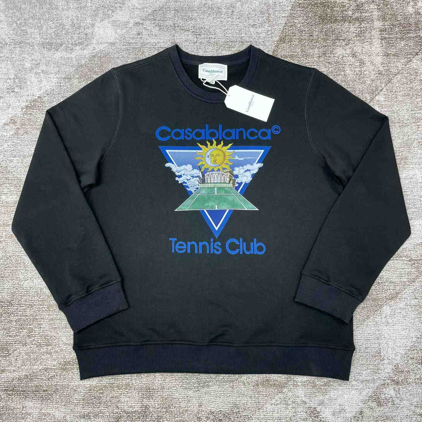 Casablanca Tennis Club Icon bedrucktes Sweatshirt - EUR FASHION