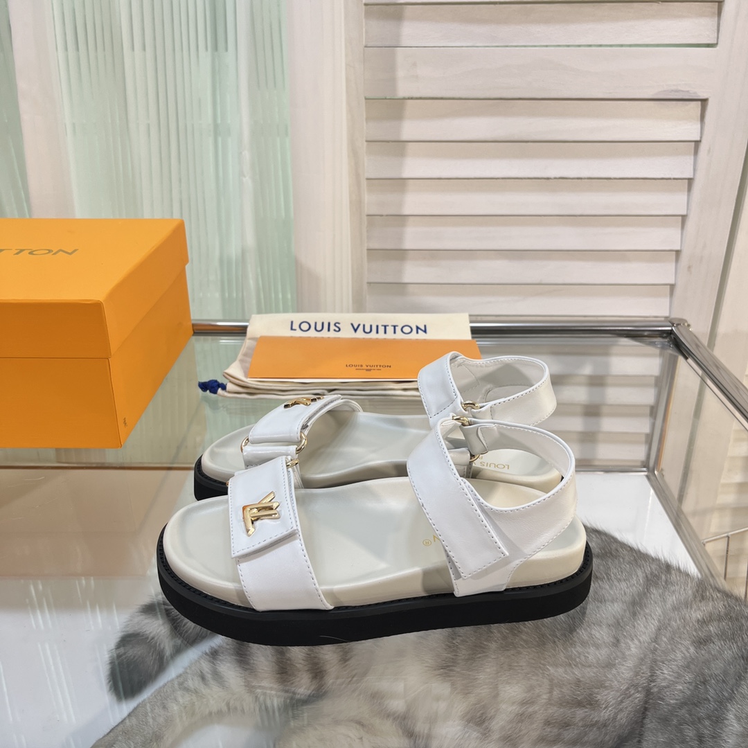 Flache Louis Vuitton LV Sunset Comfort Sandale - EUR FASHION