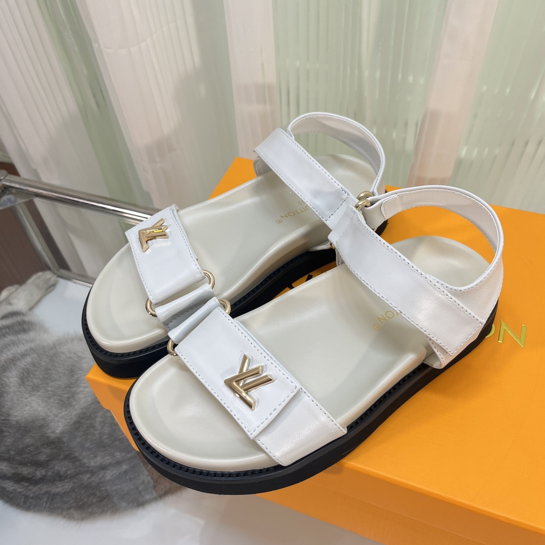 Flache Louis Vuitton LV Sunset Comfort Sandale - EUR FASHION