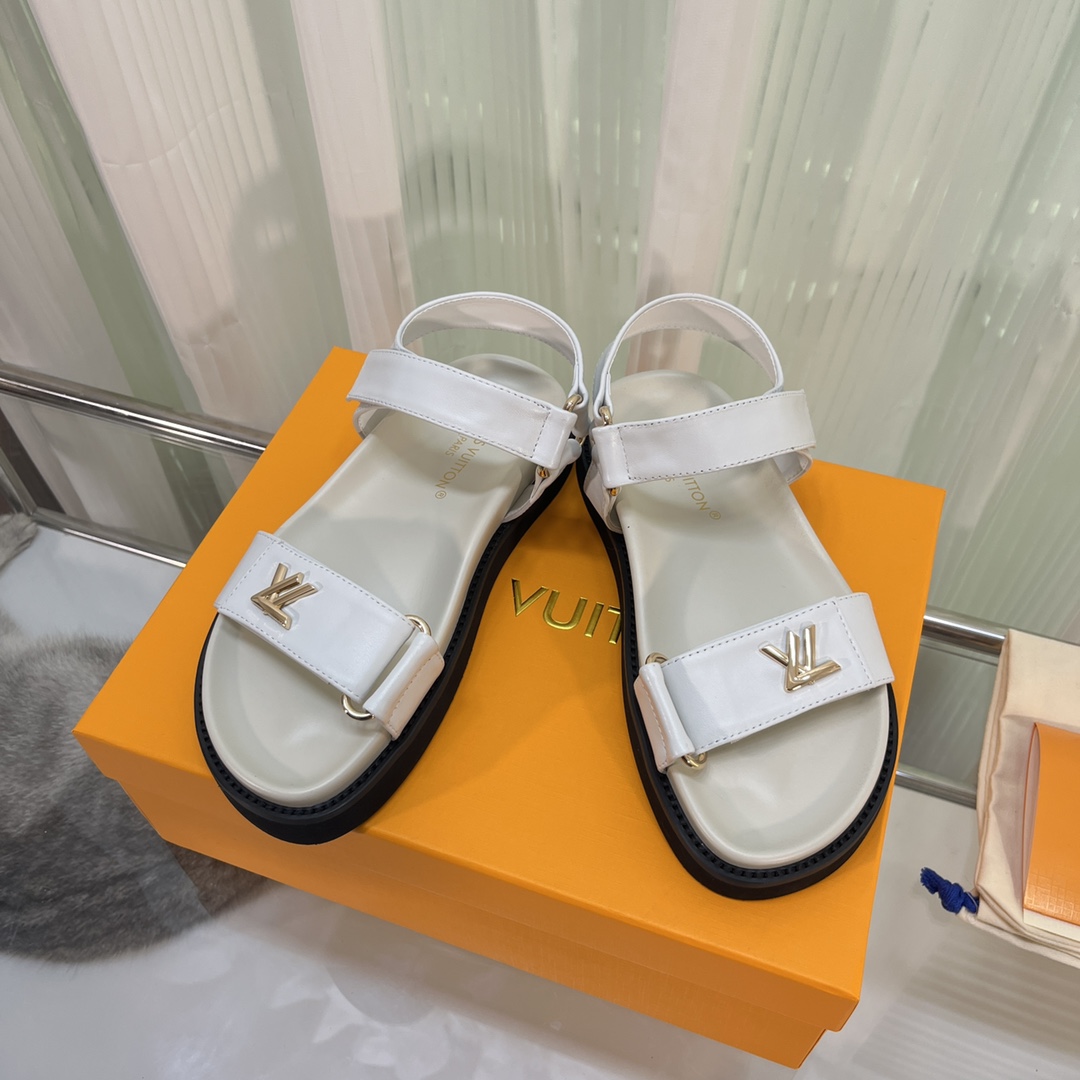 Flache Louis Vuitton LV Sunset Comfort Sandale - EUR FASHION