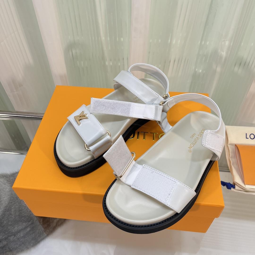 Flache Louis Vuitton LV Sunset Comfort Sandale - EUR FASHION