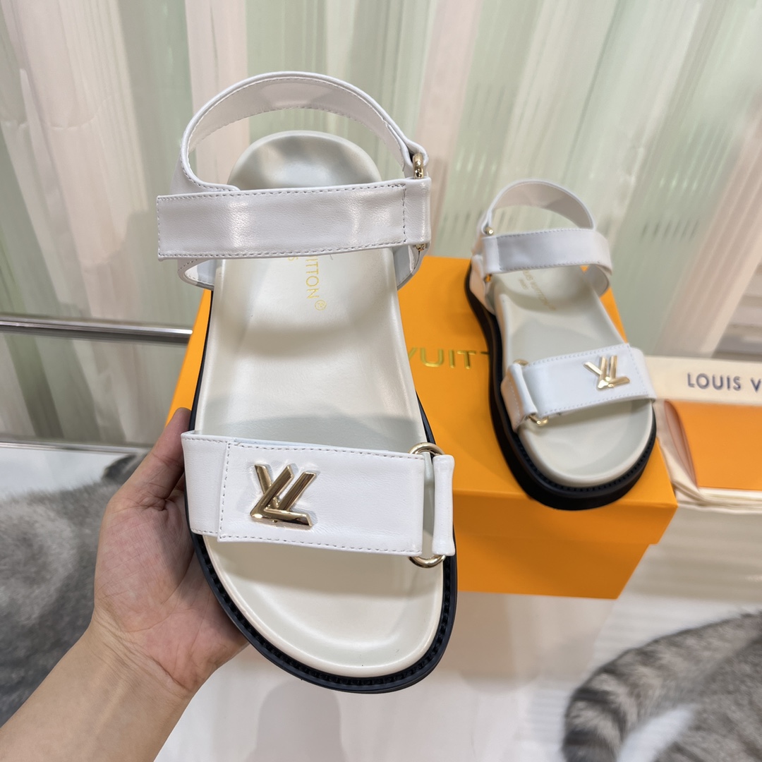 Flache Louis Vuitton LV Sunset Comfort Sandale - EUR FASHION