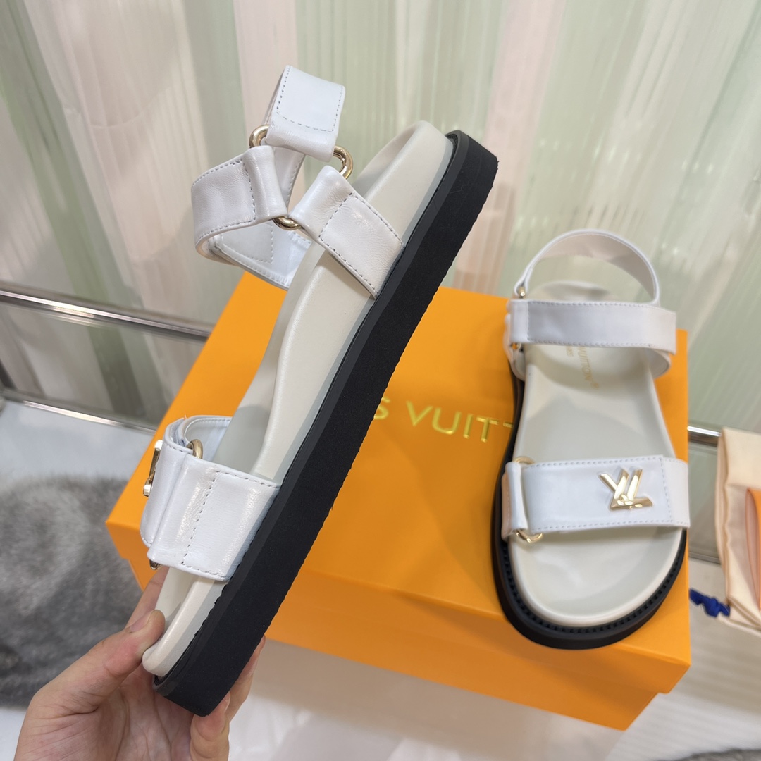 Flache Louis Vuitton LV Sunset Comfort Sandale - EUR FASHION