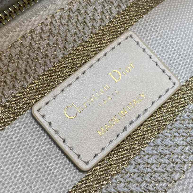 Mittlere, bestickte Dior-Dame-D-Lite-Tasche - EUR FASHION