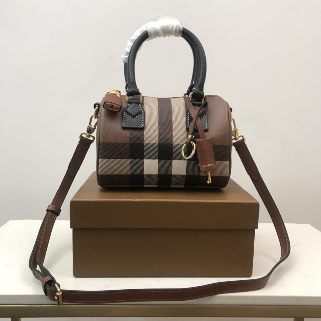 Burberry Check Mini-Bowling-Tasche - EUR FASHION