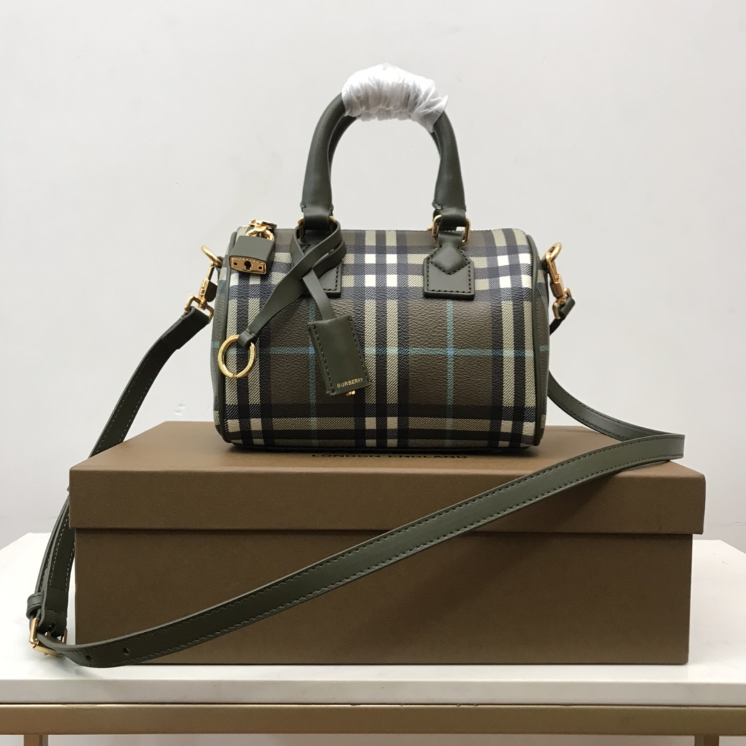 Burberry Check Mini-Bowling-Tasche - EUR FASHION