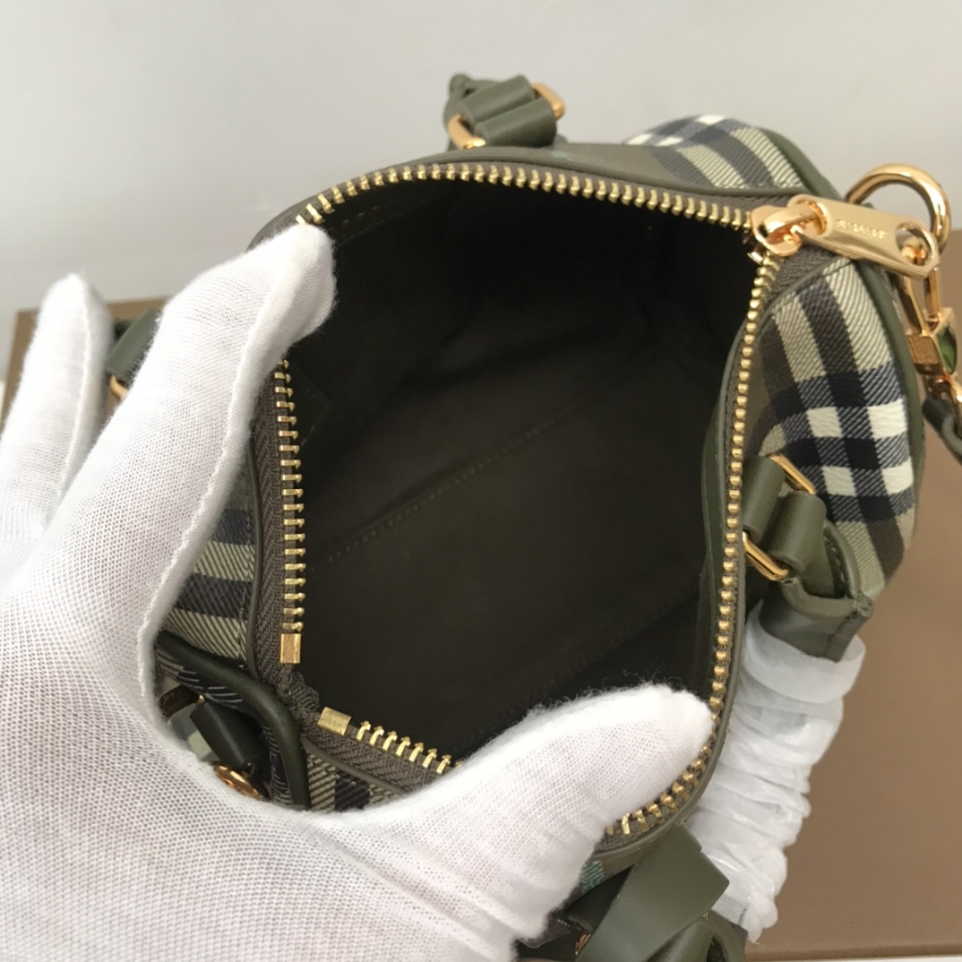 Burberry Check Mini-Bowling-Tasche - EUR FASHION