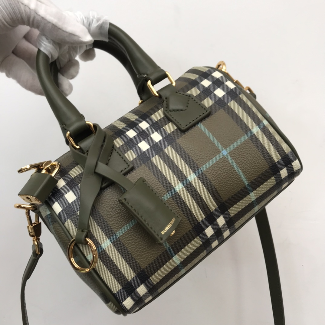 Burberry Check Mini-Bowling-Tasche - EUR FASHION