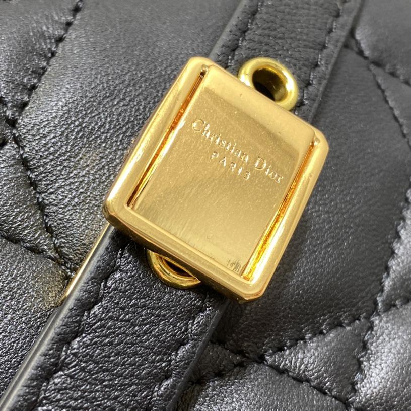 Dior Caro Colle Noire Clutch mit Kette - EUR FASHION