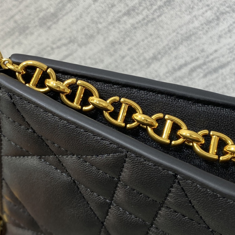 Dior Caro Colle Noire Clutch mit Kette - EUR FASHION