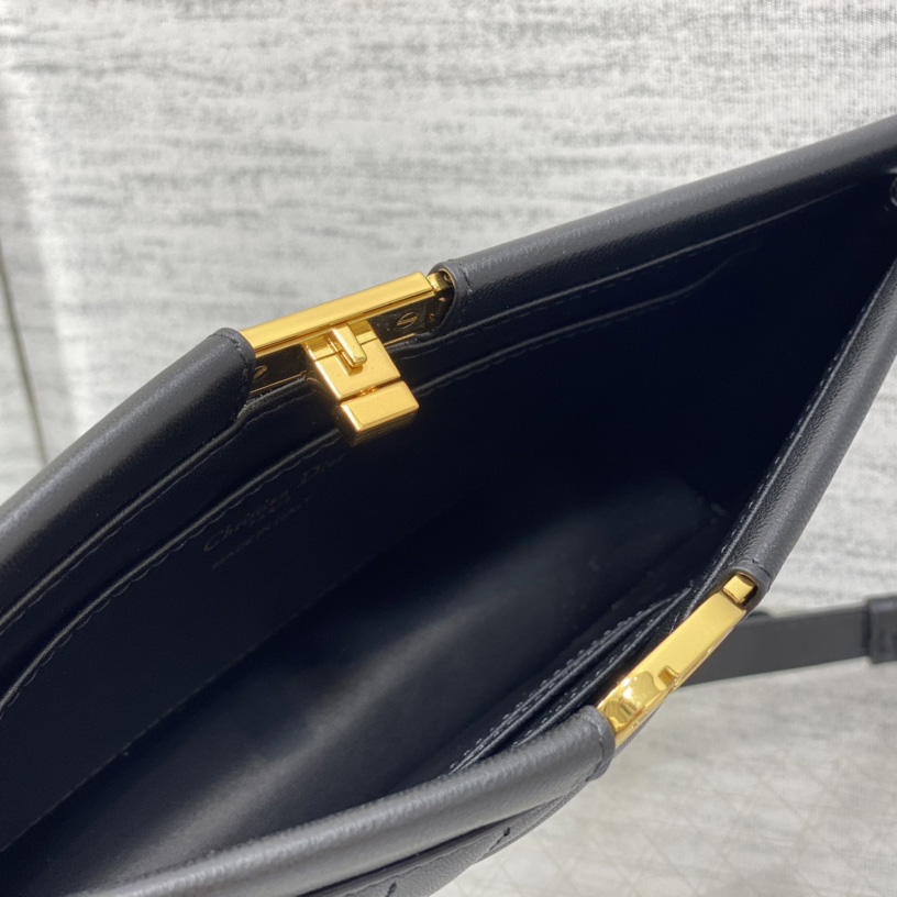 Dior Caro Colle Noire Clutch mit Kette - EUR FASHION