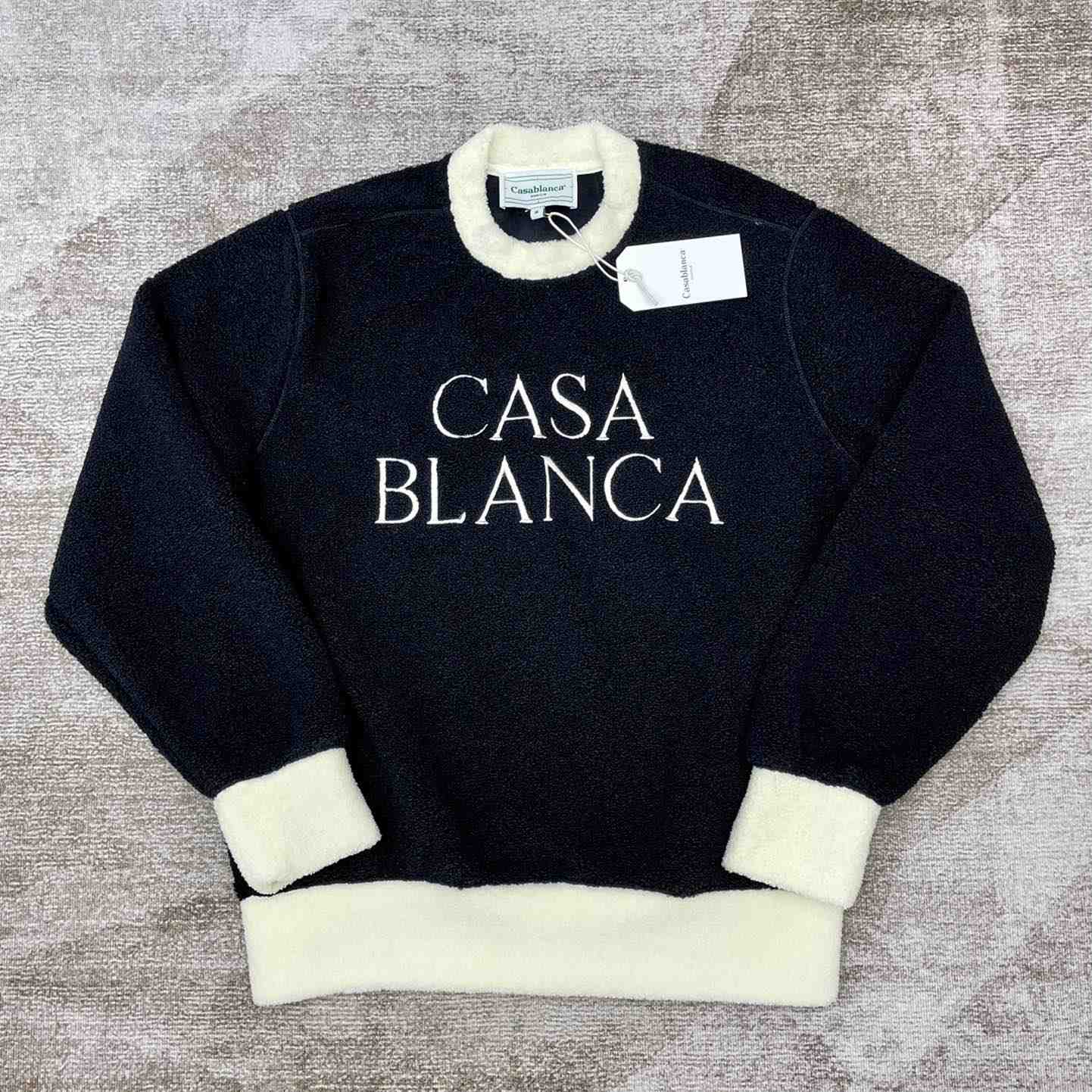 Casablanca-Fleecepullover mit Logo-Print - EUR FASHION