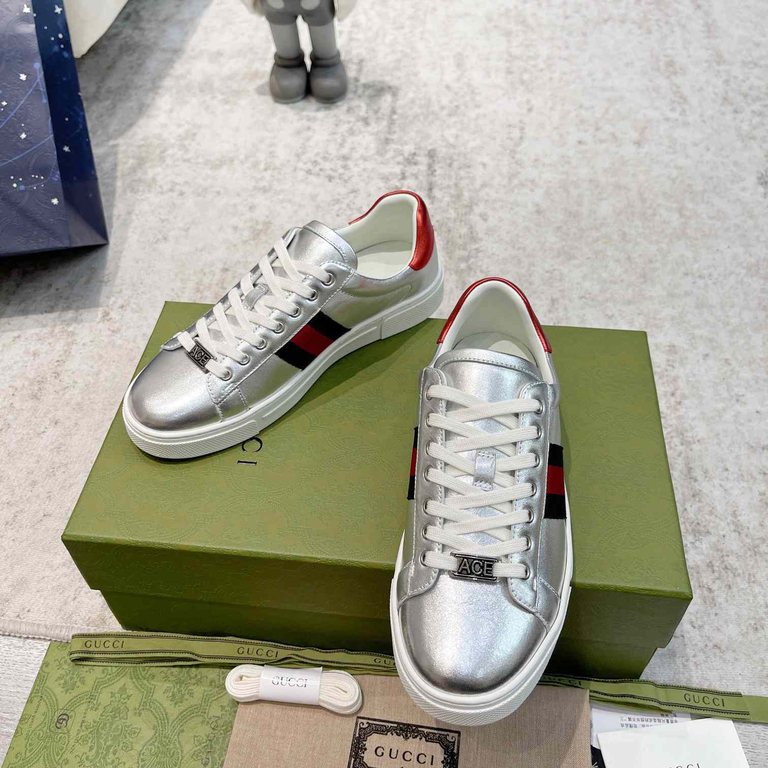 Gucci Ace Sneaker mit Web - EUR FASHION