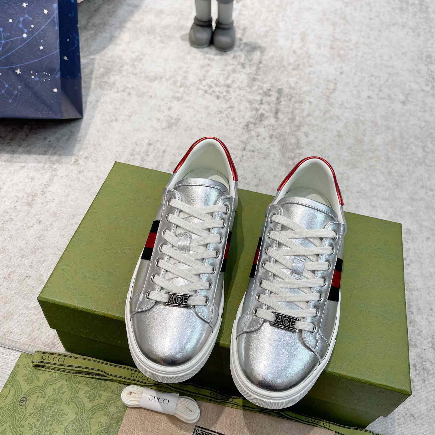 Gucci Ace Sneaker mit Web - EUR FASHION