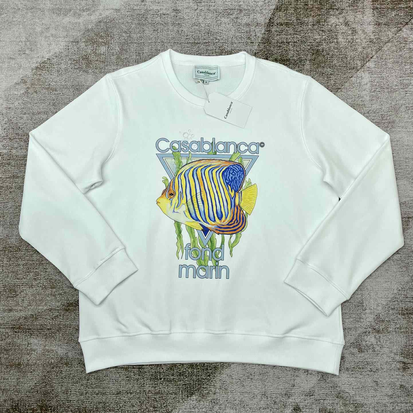 Casablanca Fond Marin Sweatshirt - EUR FASHION