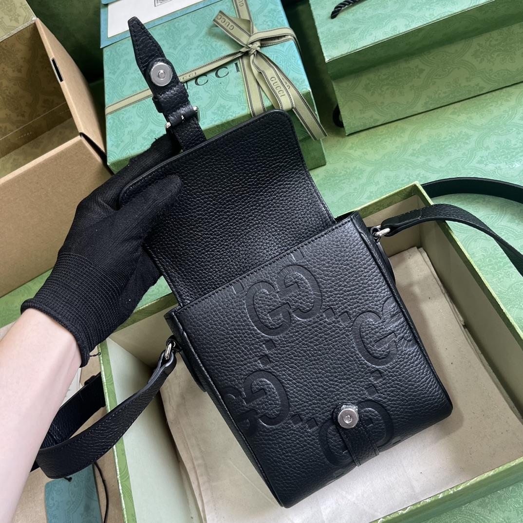 Gucci Jumbo GG Kleine Umhängetasche (14,5 x 18,5 x 4,5 cm) - EUR FASHION