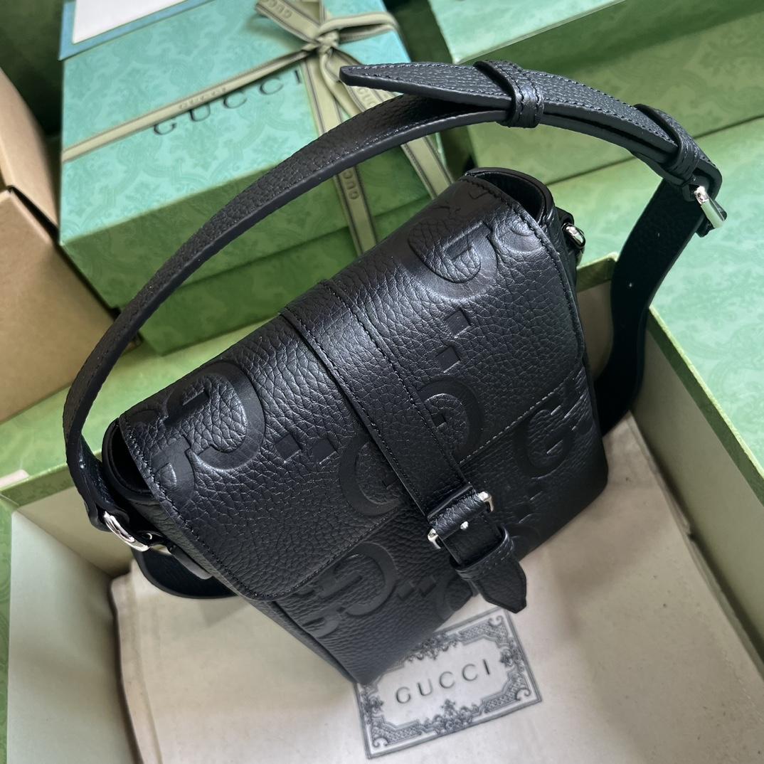 Gucci Jumbo GG Kleine Umhängetasche (14,5 x 18,5 x 4,5 cm) - EUR FASHION