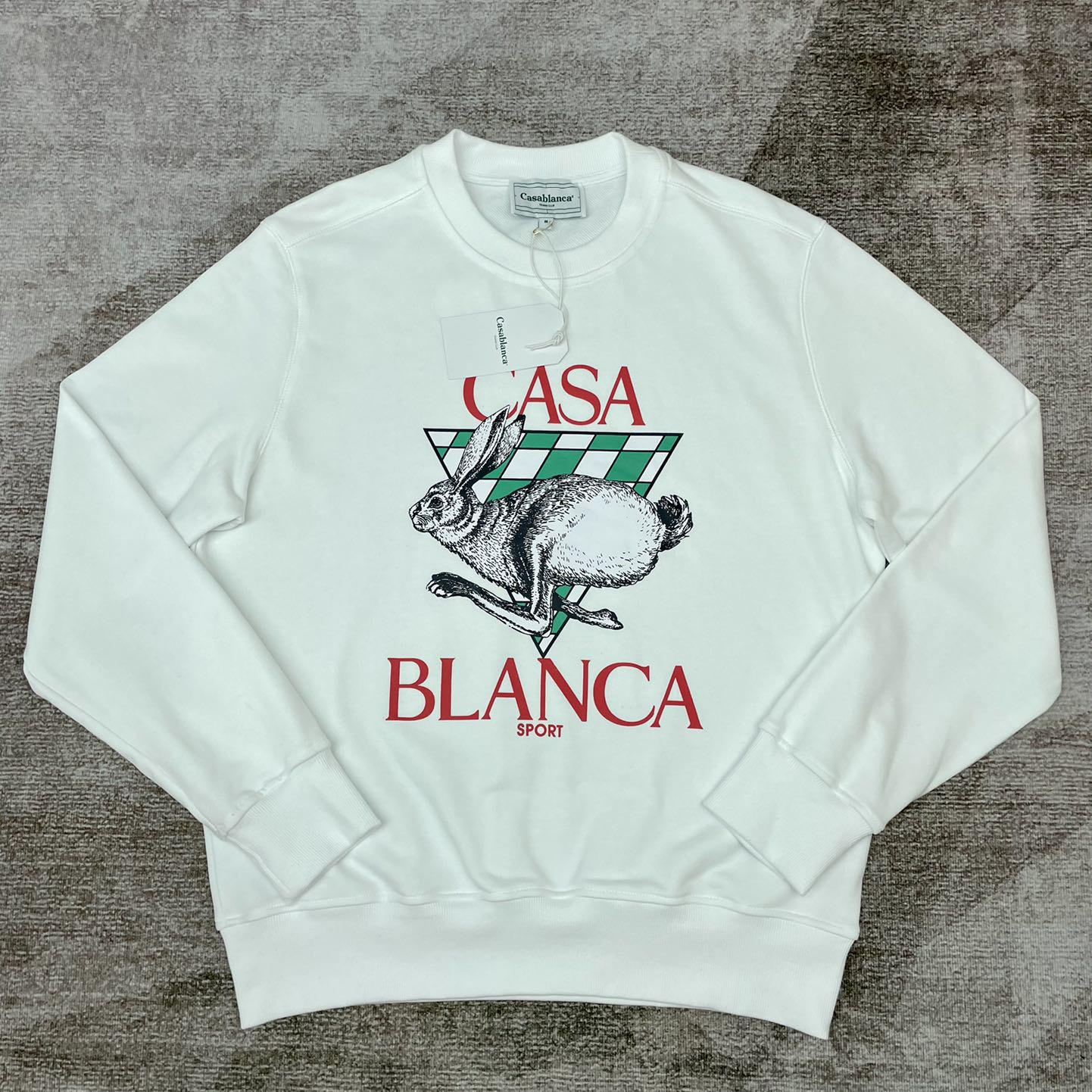 Casablanca Casa Sport Siebdruck-Sweatshirt - EUR FASHION