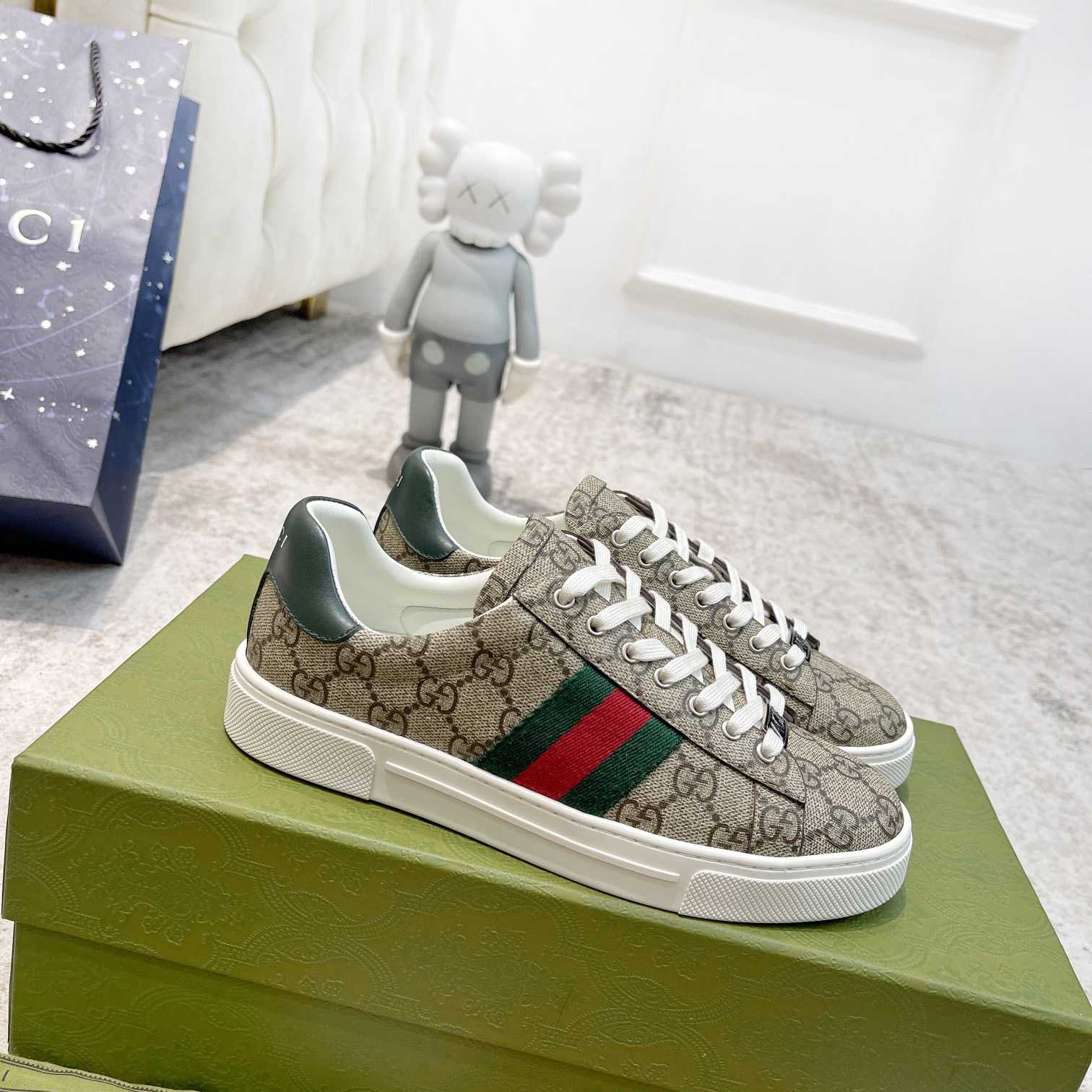 Gucci Ace Sneaker mit Web - EUR FASHION