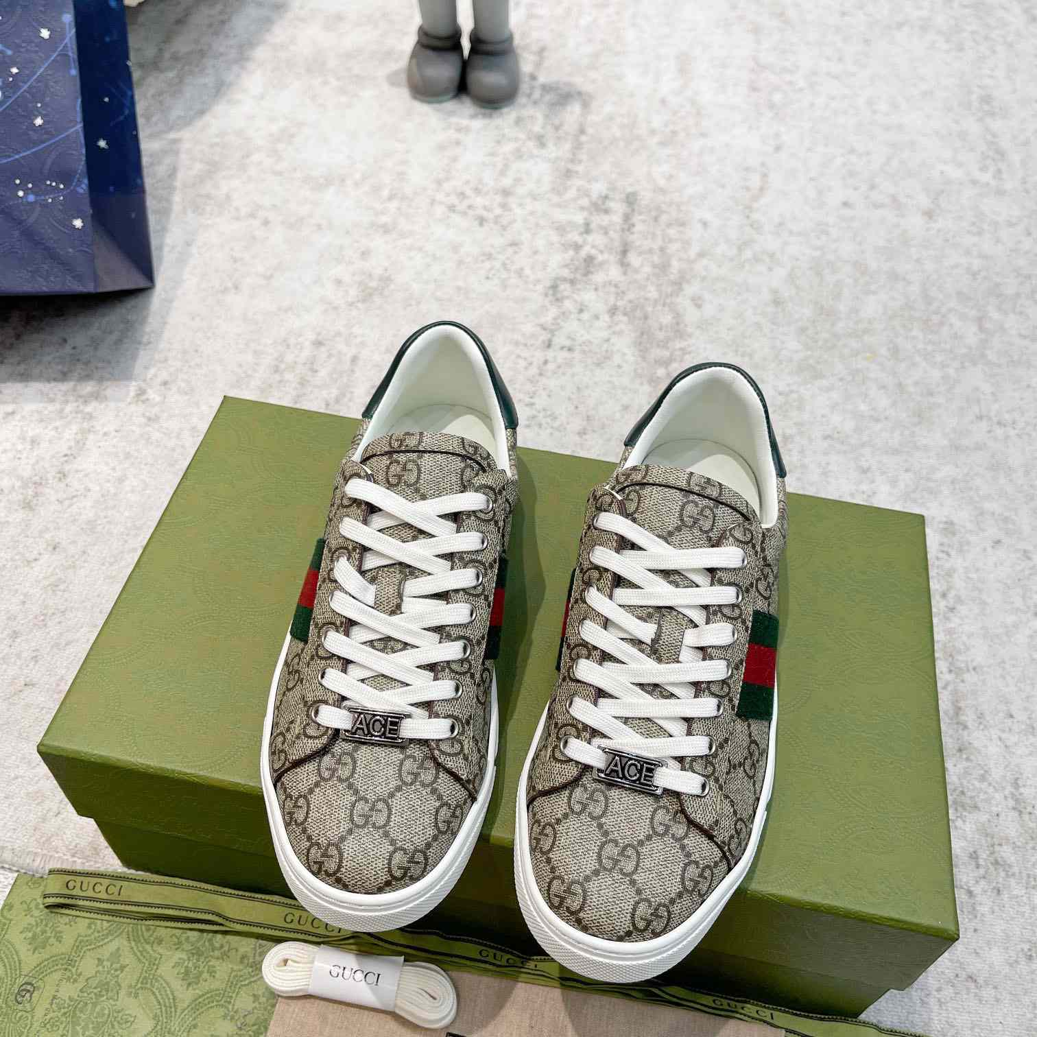 Gucci Ace Sneaker mit Web - EUR FASHION