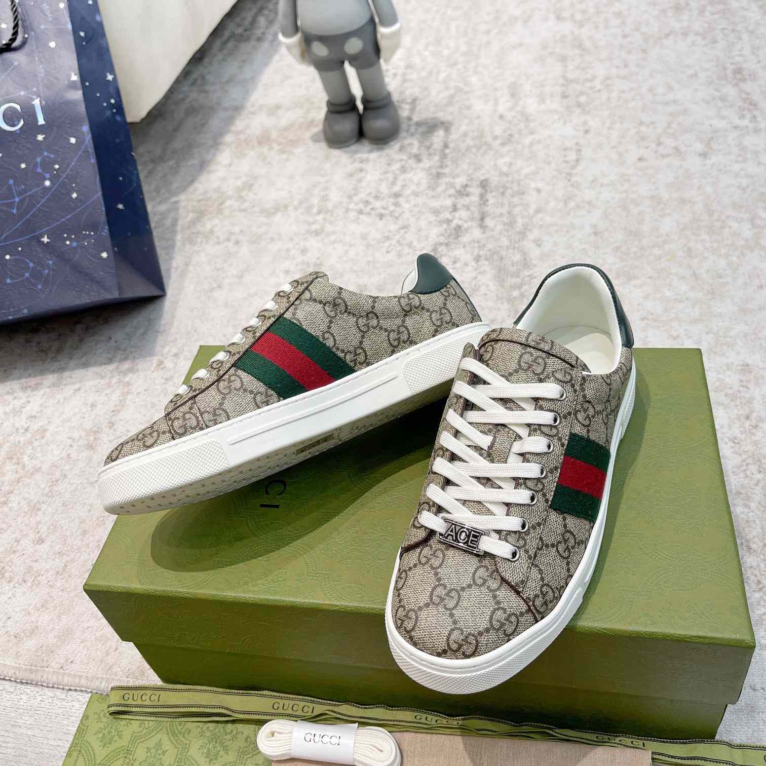 Gucci Ace Sneaker mit Web - EUR FASHION