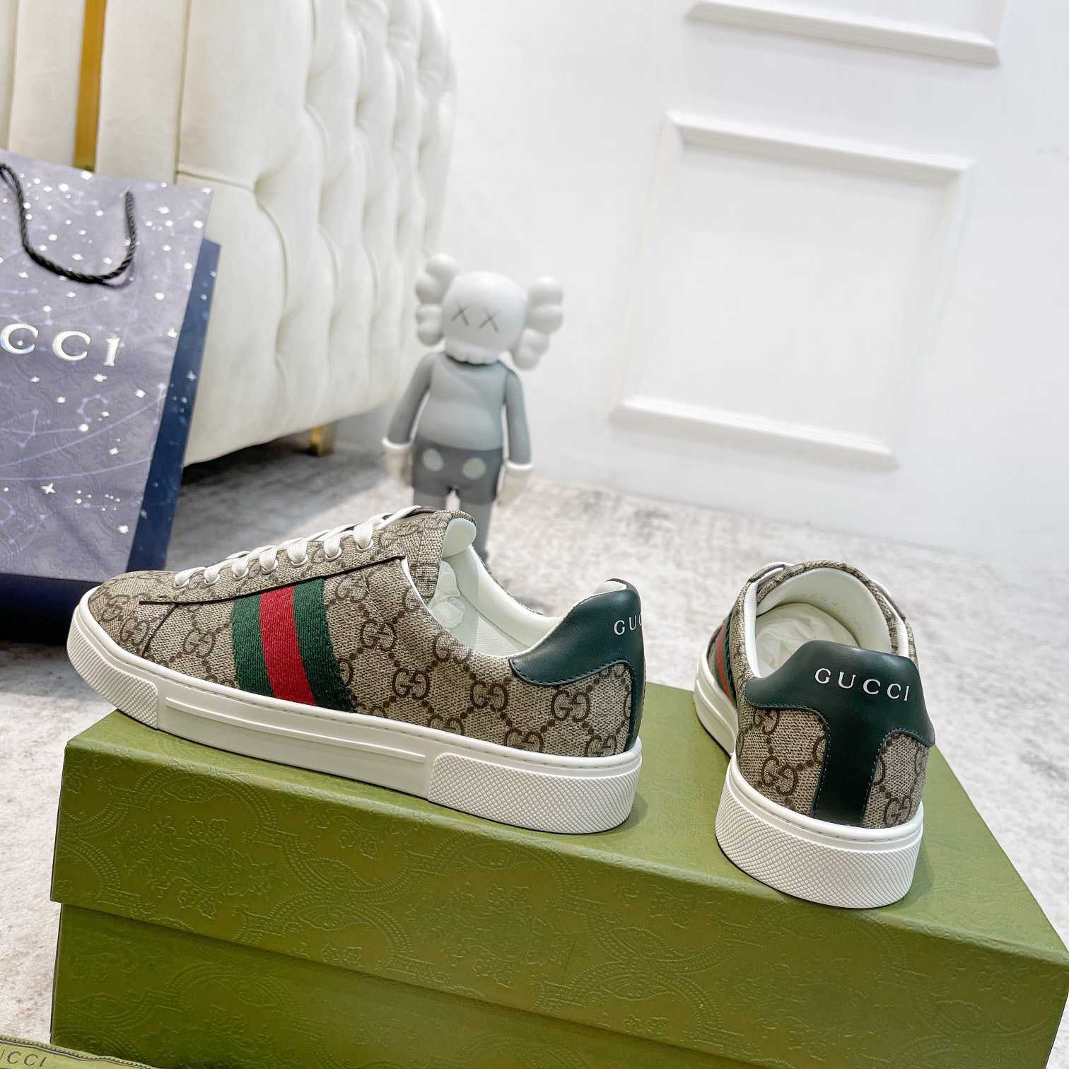 Gucci Ace Sneaker mit Web - EUR FASHION