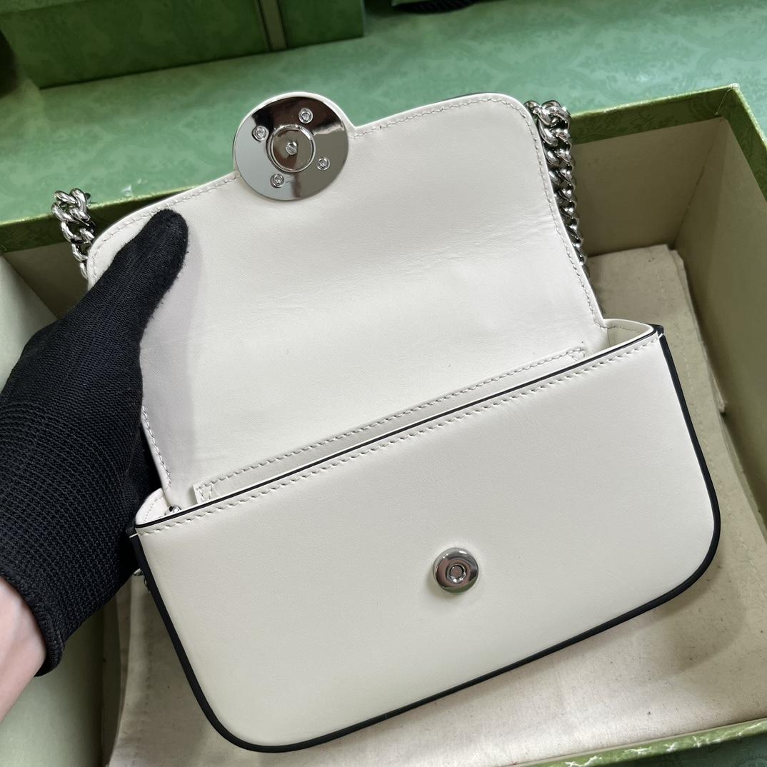 Gucci Petite GG Super Mini-Tasche (10 x 18,5 x 4 cm) - EUR FASHION