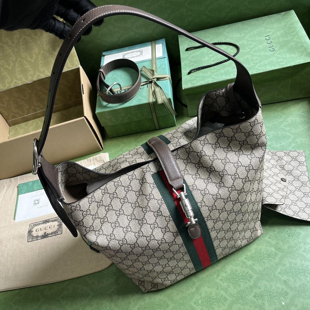 Gucci Jackie 1961 Kleine Umhängetasche (28 x 31 x 23 cm) - EUR FASHION
