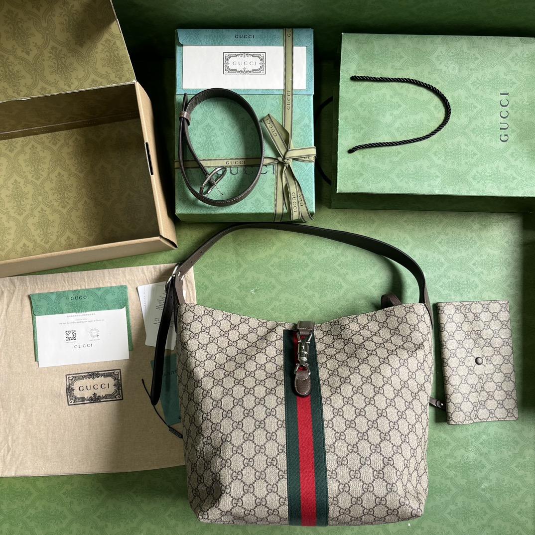 Gucci Jackie 1961 Kleine Umhängetasche (28 x 31 x 23 cm) - EUR FASHION