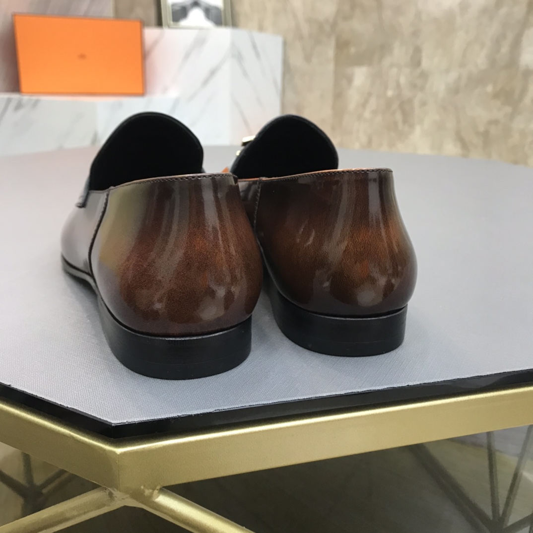 Hermès-Loafer aus Leder - EUR FASHION