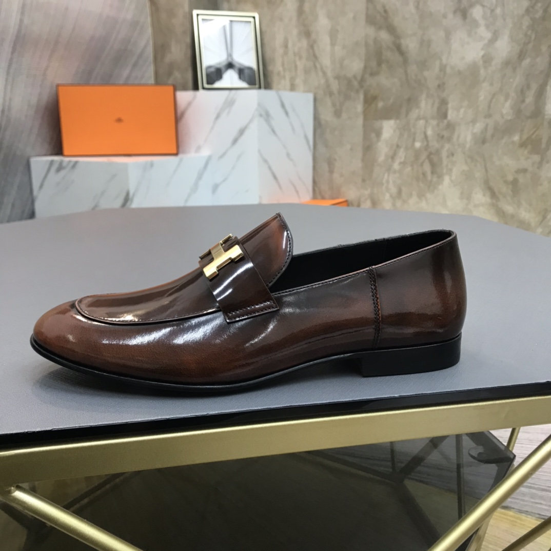 Hermès-Loafer aus Leder - EUR FASHION