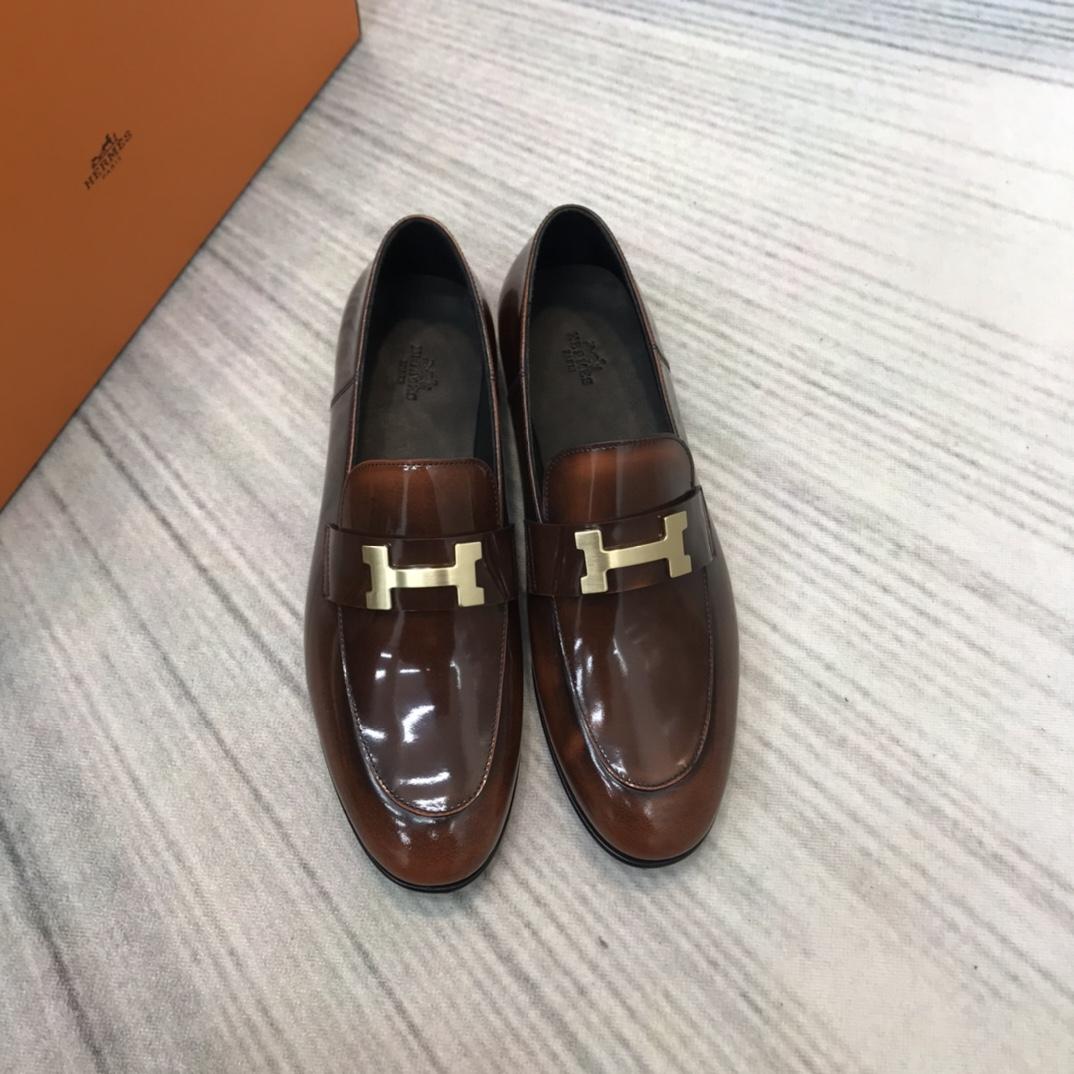 Hermès-Loafer aus Leder - EUR FASHION