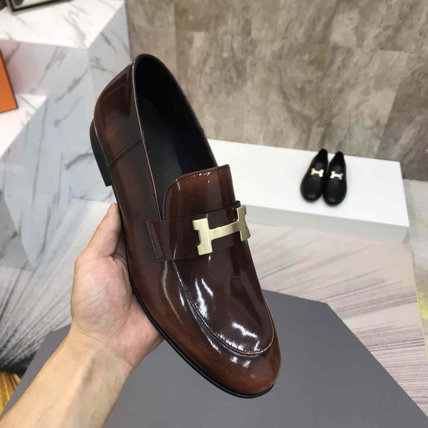 Hermès-Loafer aus Leder - EUR FASHION