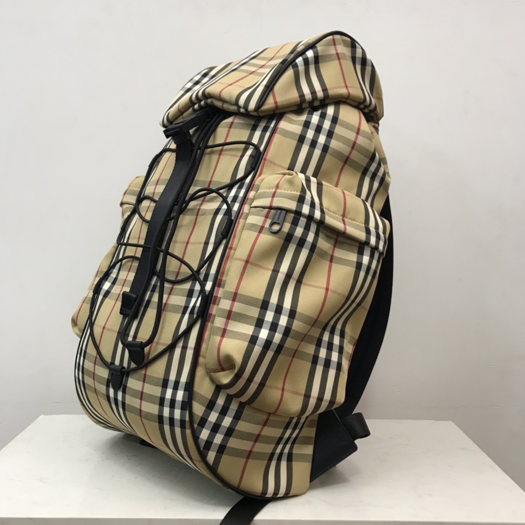 Burberry Murray Archive Check Rucksack mit Kordelzug (30 x 17 x 50 cm) - EUR FASHION