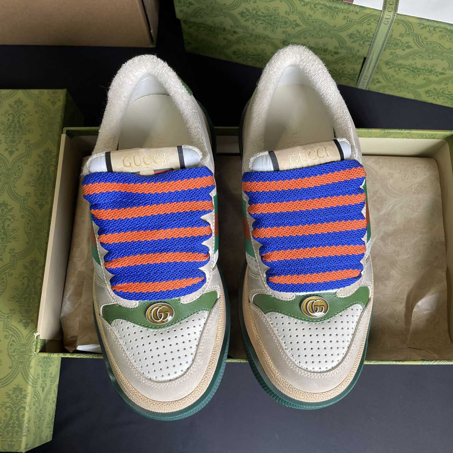 Gucci Screener Sneaker mit Web - EUR FASHION