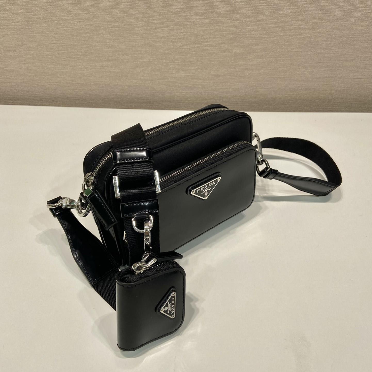 Prada Umhängetasche aus Re-Nylon und gebürstetem Leder - EUR FASHION