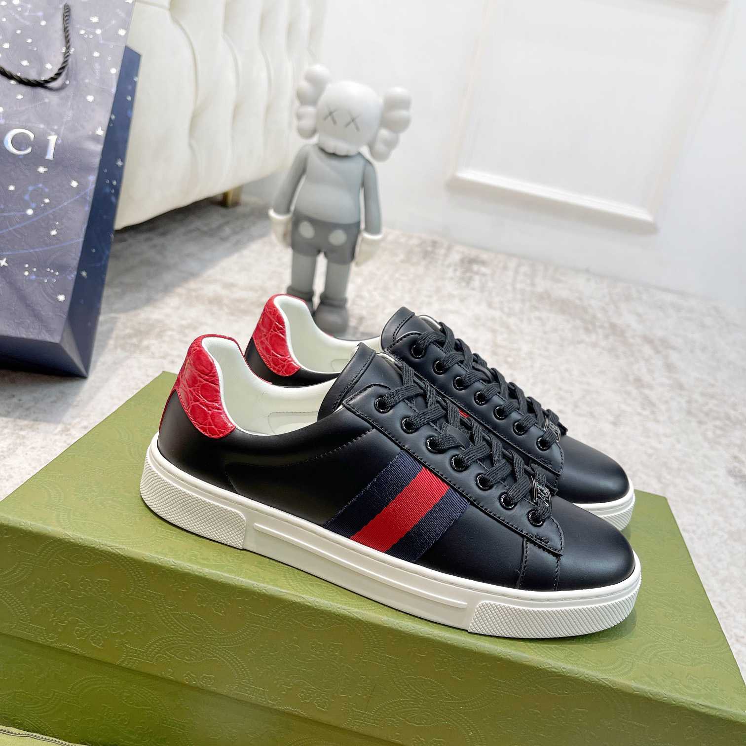 Gucci Ace Sneaker mit Web - EUR FASHION