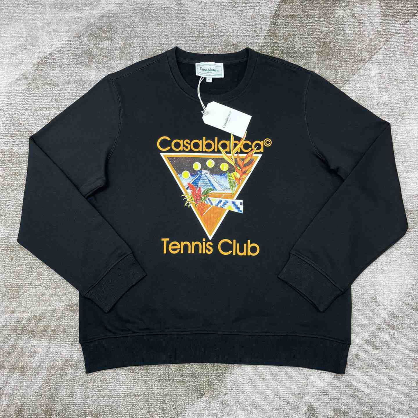 Casablanca Tennis Club Icon bedrucktes Sweatshirt - EUR FASHION